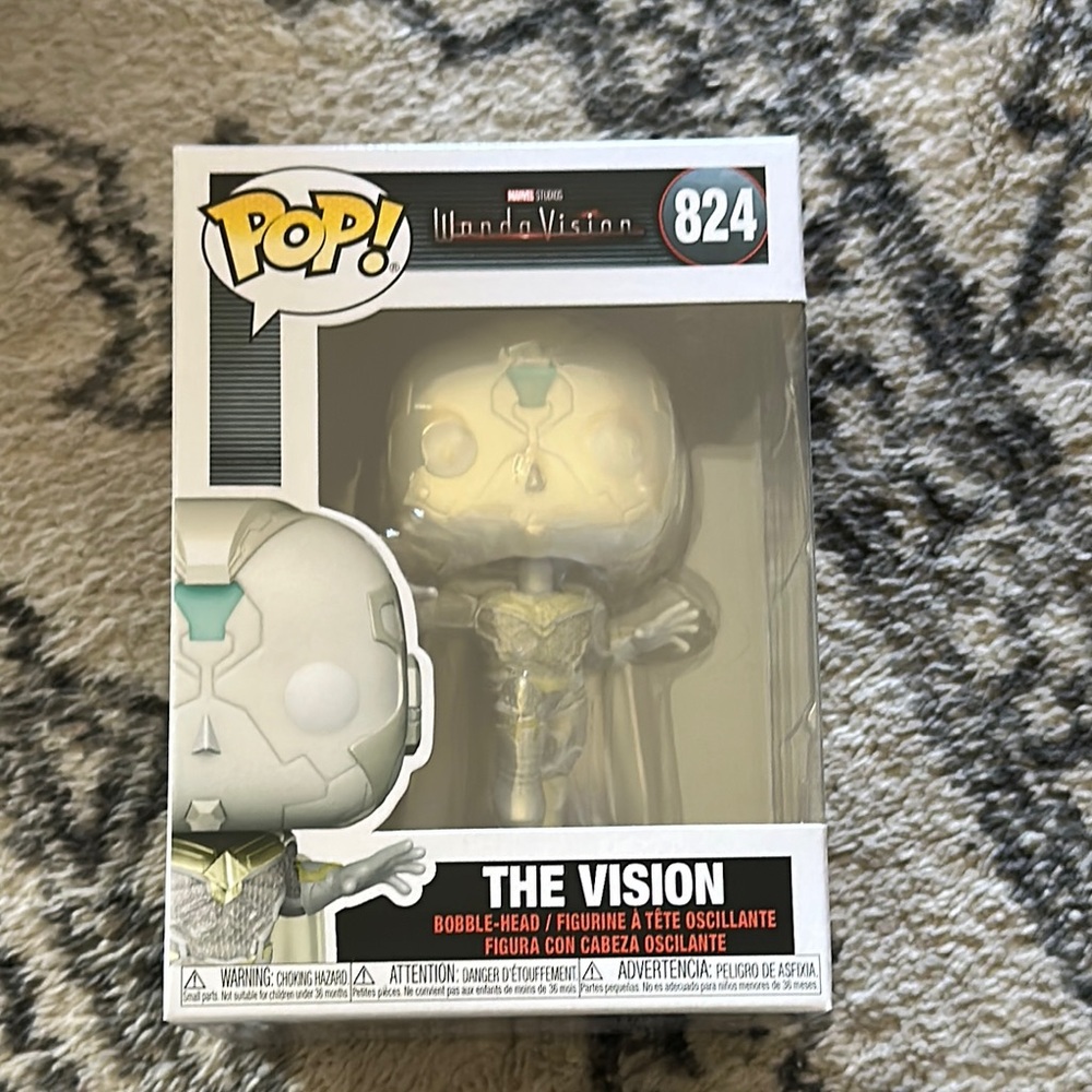 WandaVision Marvel The Vision Funko Bobble-Head Pop